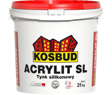 Фасадная силиконовая штукатурка Kosbud Acrylit SL барашек 1,5 мм 25 кг